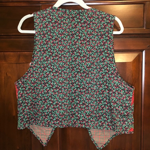 Handmade reversible Christmas vest - Picture 2 of 5